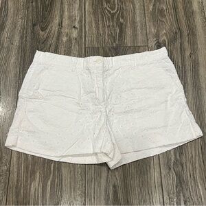 🍀 3/$30 GAP Women’s City White Eyelet Lace 100% Cotton Shorts